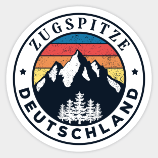 Zugspitze Deutschland Sticker